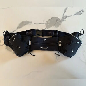 iFitness Black Running Hydration Belt